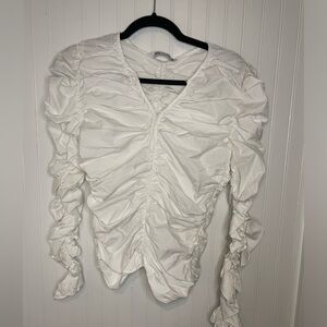 Zara ruffle top